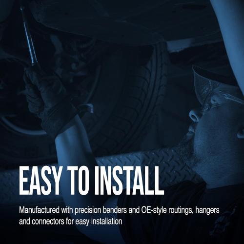 Walker 52563 Exhaust Pipe 2.5 Inlet (OD) 2.75 Outlet (OD) for Ford F-150