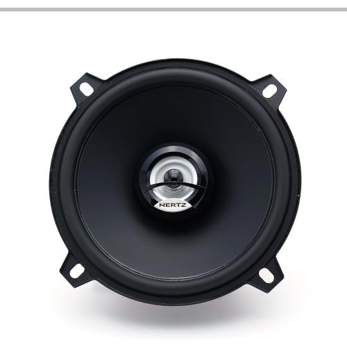 Black HERTZ Dieci Series DCX-1303 5.25 Two-Way Coaxial Speakers - Pair