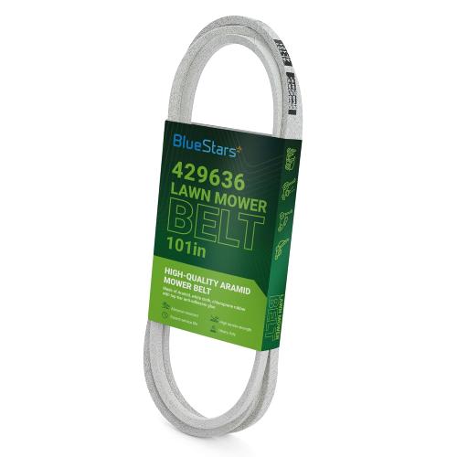 BlueStars 429636 197253 Lawn Mower Drive/Deck Belt | Aramid Cord | 101 inch
