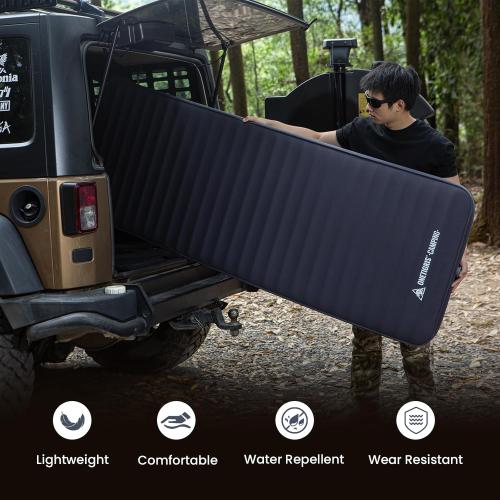 OneTigris Dreamstar Single Air Mattress, Self-Inflating Sleeping Pad Foam for Camping, Backpacking, Car Trips, Travels, Air Bed with Patch-up Kit