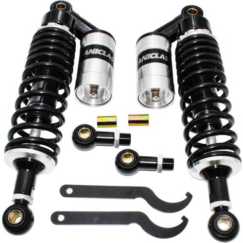 Pair 320mm&340mm motorcycle shocks Universal Motorcycle Rear Air Shock Absorbers
