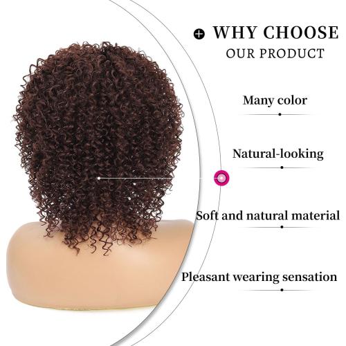 Kinky Curly Wigs with Bangs - Short & Afro Styles for Black Women