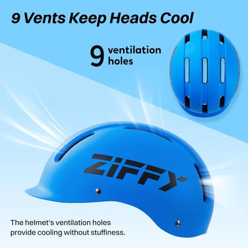 ZIFFY Kids/Toddler Bike Helmet, Adjustable, Lightweight, Safety Certified Scooter Helmet for Boys & Girls with Washable Inner Lining, 2 Sizes, 4 Colors – Fits Toddlers to Youth by Jova