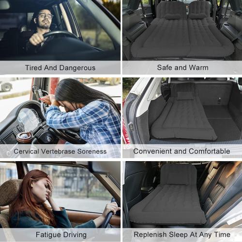 Product is good 3 in 1 SUV Air Matterss | Car Mattress with Electric Air Pump-2 Support Fillers & 2 Pillows Fits SUV|MPV|Minivan for Road Trip Camping Black