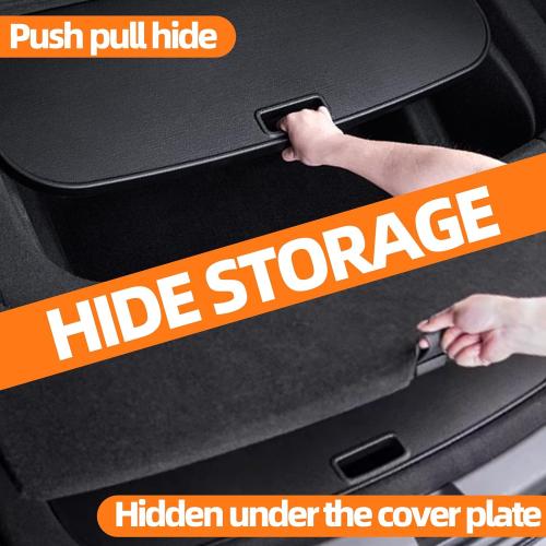 Black Car Camping Portable Table Compatible with 2021-2024 Tesla Model Y Camping Outdoor Folding Table for Travel Hiking Picnic BBQ Fishing Beach