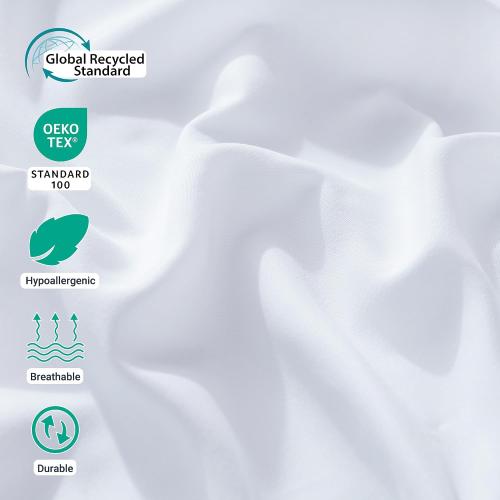 ZPECC White Pillow Cases Bulk 24 Pack - Standard Pillowcases with Envelope Closure, Soft Brushed Microfiber Pillow Cover for Hotel Airb&bs Hospital Bedding Essential