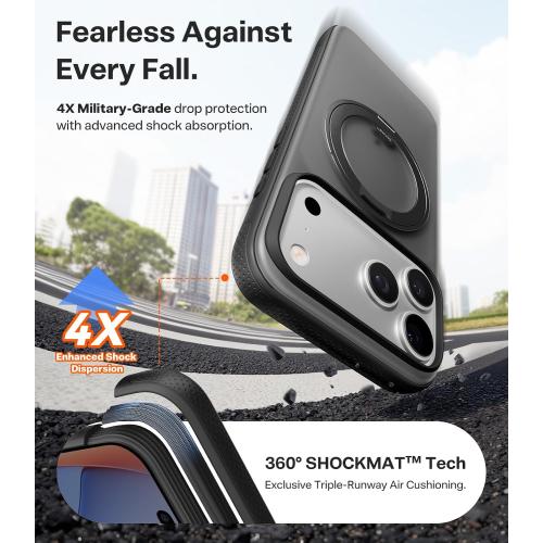 TORRAS 360 Magnetic Stand for iPhone 17 Pro Max Case, O3 Fitness Series
