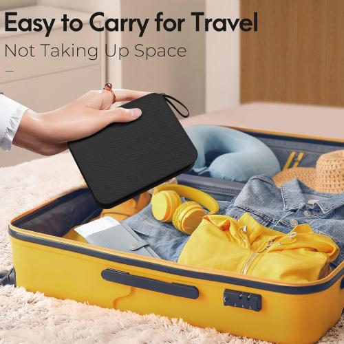 Coquimbo Sewing Kit Mothers Day Gifts for Mom Grandma Women Wife Teen Girls Beginner Traveler, Portable Sewing Supplies Accessories Contains Thread, Needles, Scissors, Dorm Room Essentials (Black)