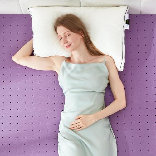 2 inch Mattress Topper, Cooling Gel Memory Foam Bed Topper for Pressure Relief and Back Pain, CertiPUR-US Certified, Dorm Essentials, Twin (Purple)