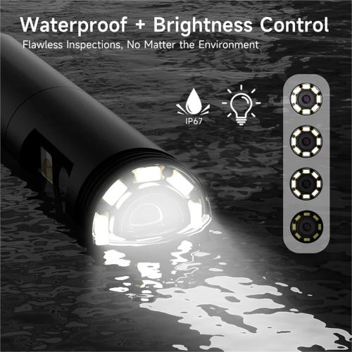 Borescope Camera, Industrial Pipeline Endoscope 1080p HD Screen 4.3 Inch Handheld,Industrial Endoscope