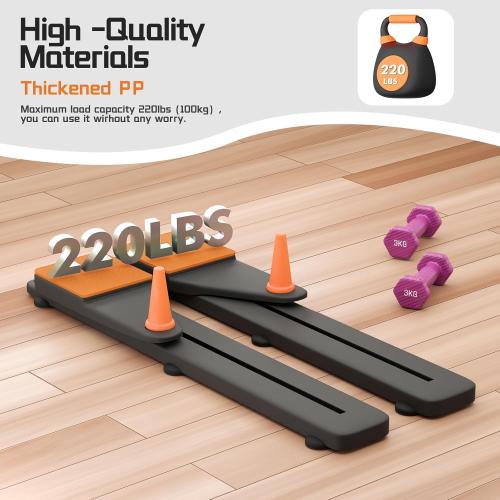 MEE GOO Slimming Training Vest Line Training Board Pull-Up Device, Push-Up Sliding Multifunctional Fitness Board - Lightweight, Detachable, Portable Home Exercise Equipment