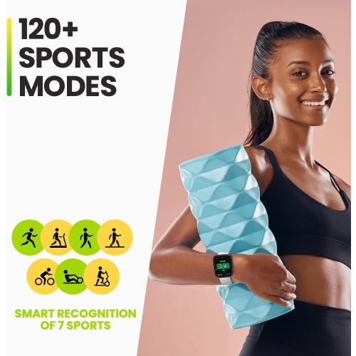 Amazfit Renewed Bip 5 Smart Watch for Men & Women, Alexa Built-in, GPS, Bluetooth Call, 10-Day Long Battery, Refurbished Health Fitness Tracker, Smartwatch for Android Phone & iPhone(Pink)