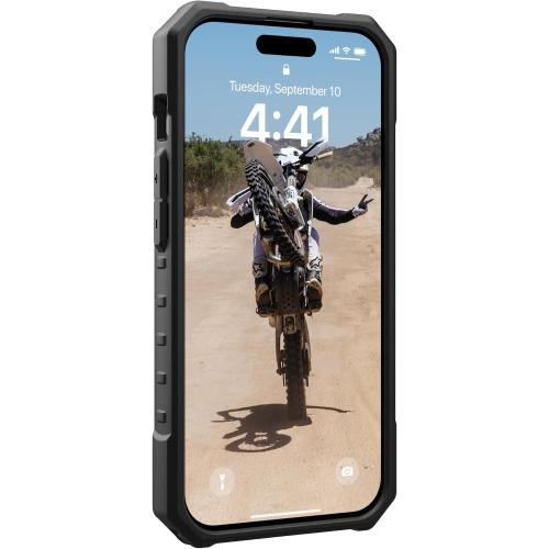 URBAN ARMOR GEAR UAG [Updated Ver] Compatible with iPhone 15 Pro Case 6.1 Pathfinder White Built-in Magnet Compatible with MagSafe Charging Rugged Military Grade Dropproof Protective Cover