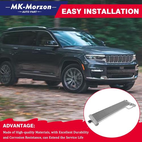 Transmission Oil Cooler Compatible with 2014-2023 Jeep Cherokee Replaces# 68165900AE 68165900AD