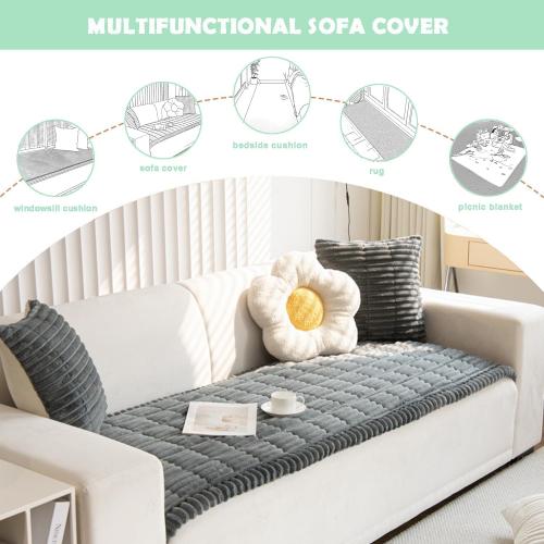Pet Couch Cover Dogs Washable Non-Slip Couch Protector Pet Friendly Dog Mat for Couches and Sofas
