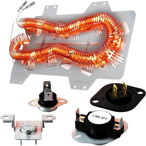 【Upgraded】DC47-00019A Heating Element for SAMSU-NG Dryer DV42H5000EW/A3 DV45H7000EW/A2 DV40J3000EW/A2 DVE50R5400V/A3 DV42H5200EP/A3 DVE50R5200W/A3 DVE50M7450W/A3 3 DV210AEW/XAA by TOMOON