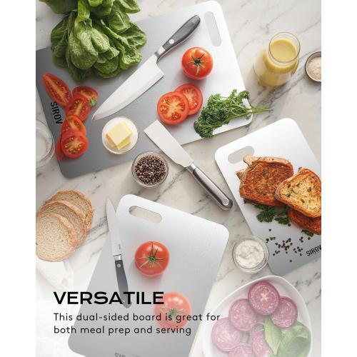 Titanium Cutting Board,100% Pure Titanium Kitchen Cutting Board, Non-Toxic & Dishwasher Safe, Durable and Hygienic for Meat, Fruit & Vegetables (16L*10W)