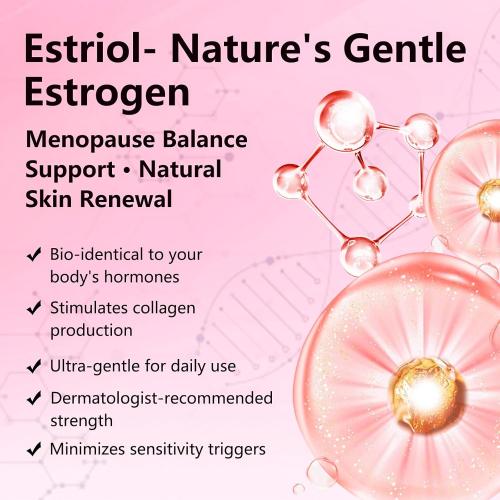 Estriol Face Cream for Women: Natural Bioidentical Moisturizer Cream with Wild Yam for Hormone Balance, Hydrates, Firms & Revitalizes Skin, 4.06 fl. Oz(3 Month Supply)