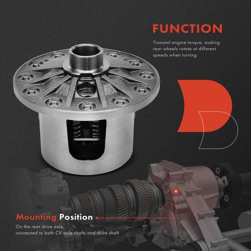 A-Premium Rear Differential Assembly Compatible with GM Car 4-Series Posi Unit 30 Spline 12 Bolt