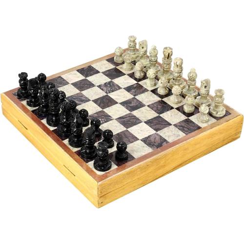 Artisan Soapstone Chess Set by OL