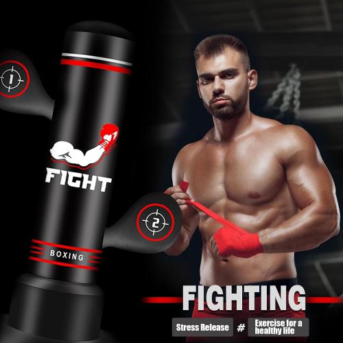 Heavy Punching Bag for Adults Teens, Boxing Bag with Gloves, Pump