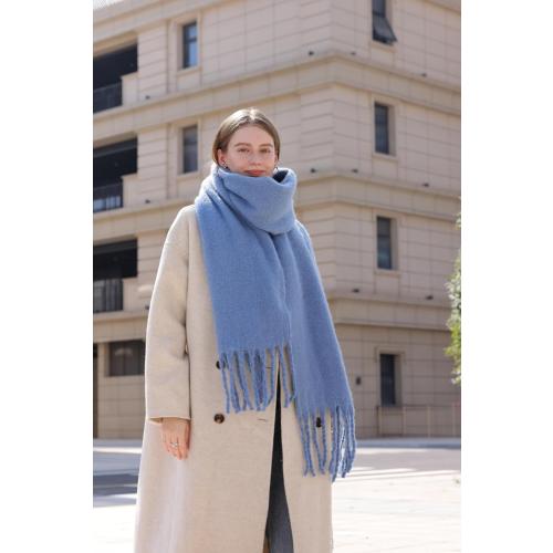 Wander Agio Winter Warm Scarf Long Pashmina Extra Large Shawls and Wraps for Women Large Blanket Scarves Solid