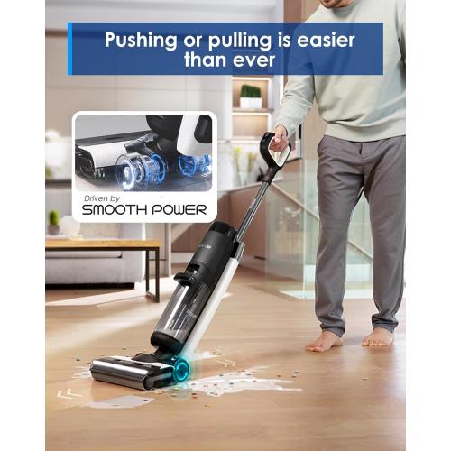 Tineco Floor ONE S7 FlashDry Smart Cordless Wet Dry Vacuum Cleaner, Long Runtime, Great for Sticky Messes, Self-Cleaning, 158℉Hot Air FlashDrying, Dual-Sided Edge Cleaning, Extended Battery Lifespan
