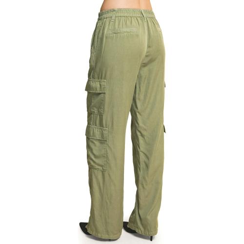 Small Love Tree Womens Juniors Tencel Cargo Pants