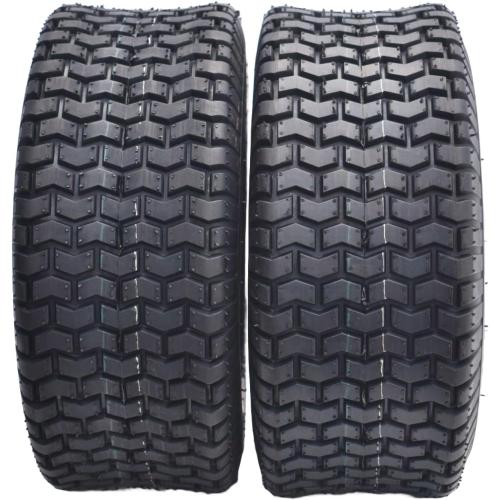 Dayrim 2 Pcs 16X6.50-8 Lawn Mower Tires - 4 Ply, Tubeless, Turf Tread for Riding Mowers & Garden Tractors