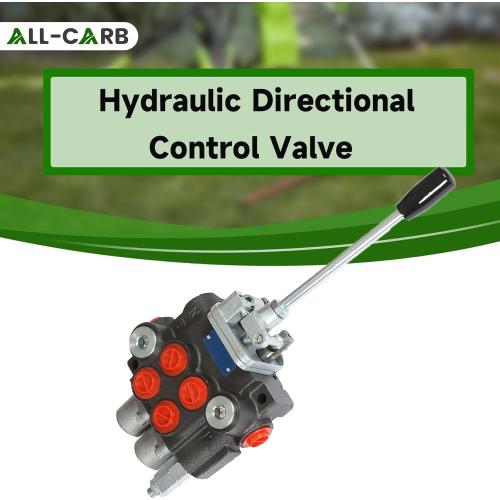 2S-11GPM Cast Iron Hydraulic Directional Control Valve, Double Acting, Spring Return, Adjustable Relief, 3600PSI, 11GPM, BSPP, 5 Ports, Tractors, Loaders, Tanks