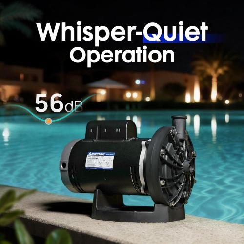 Aquastrong PB4-60 Pool Booster Pump, Pure Copper Motor, 3/4 HP, Dual Voltage 115V/230V, Low Noise, Wide Compatibility, Easy Installation for Pressure-Side Pool Cleaners Vac-Sweep 280, 380, 3900-Black‼️unused‼️