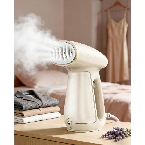 Bear Steamer for Clothes, Handheld Clothes Steamer,1300W Strong Power Garment Steamer with 230ml Tank,Fast Heat-up, Auto-Off, Steam Iron Fabric Wrinkle Remover with Brush for Home and Travel