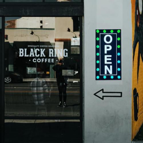 Outdoor Open Signs for Business, Large Waterproof Open Sign LED, Ultra Bright Outdoor Open Signs, Colorful LED Open Sign RGB Color Changing with Power Adapter