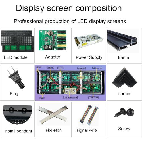 P4 Indoor Programmable Led Sign Scrolling Custom Display Message Board Digital Word Light for Business Bar Screen WiFi Control Electronic Advertising Pixel Led Panel Store Signs Menu(41.5×11.3)