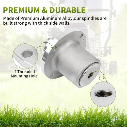 037-2000-00 Spindle Assembly Compatible with Bad Boy 42 48 54 Deck Zero Turn Mower, 037-2050-00 Spindle Compatible with Bad Boy MZ/MZ Magnum Lawn Mower, Replace S tens 285-101, 3 Pack