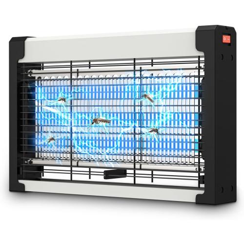 Indoor Bug Zapper, 20W Insect Killer & Mosquito Trap with UV Light, 3-Lamp Electric Fly Zapper for Home, Kitchen, Bedroom & RV