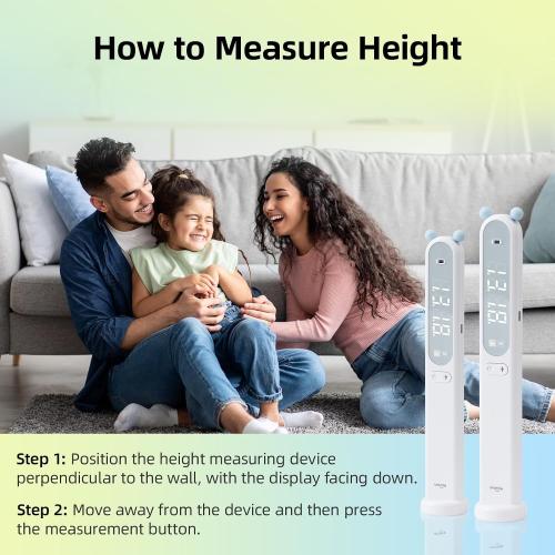 Umimile Portable Height Measurement for Kids, Cordless Infrared Stadiometer