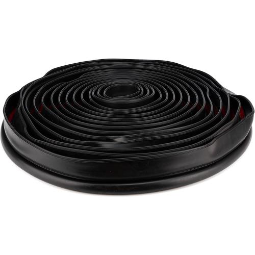 Size 30ft Color Black RV Slide Out Seal Kit, 2' Wiper Base with 1' EKD D Bulb Seal (30 ft)