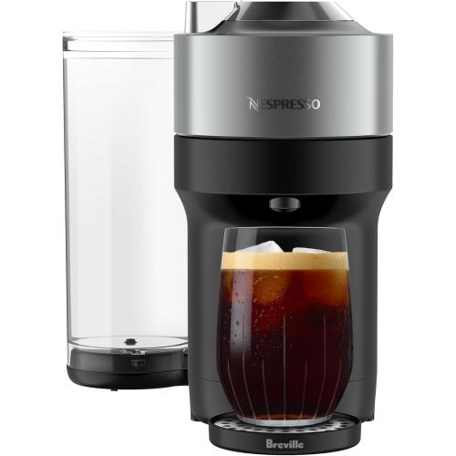 Black and Grey Nespresso Vertuo Pop  Deluxe Coffee and Espresso Maker by Breville, Titan