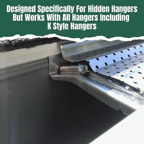 A-M Gutter Guard - Heavy Duty Lifetime Quality Aluminum Leaf & Debris Protection for 5-inch and 6-inch (5 Inch-200 Feet, Mill Finish) - Made in The USA