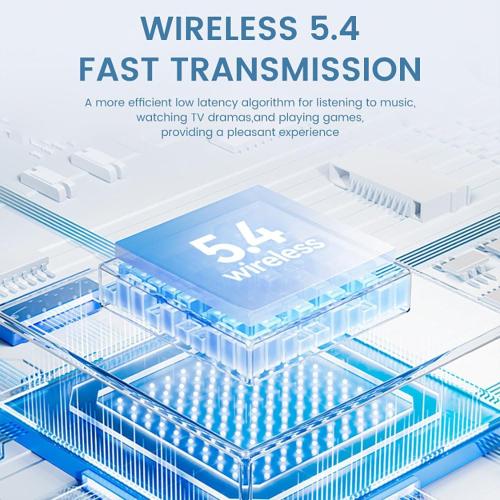 Bone Conduction Headphones,Open Ear Headphones Wireless Bluetooth 5.4 HIFI Sound Quality Sports Over Ear Earbuds with Earhooks, Built-in Mic, Crystal-Clear Calls for Running Workout Cycling Driving