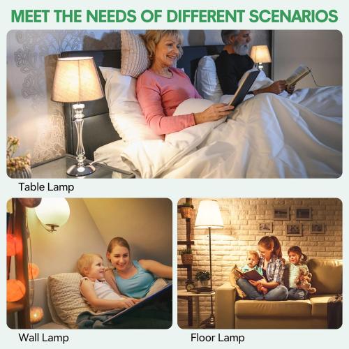 TJBB 6-Pack 3 Way Light Bulbs Soft White 3000K 50 100 150 Watt Equivalent, Perfect for Reading, Standard A19 Indoor Led Bulb, 5/10/15 Watt Energy Efficient Bulb