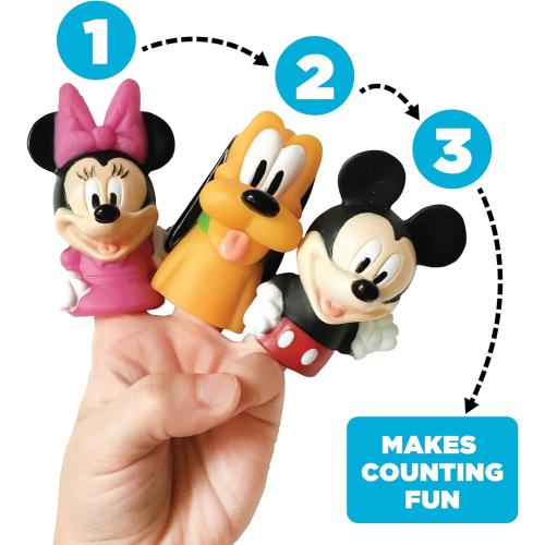 Disney Mickey Mouse & Friends Finger Puppets - Party Favors, Educational, Bath Toys