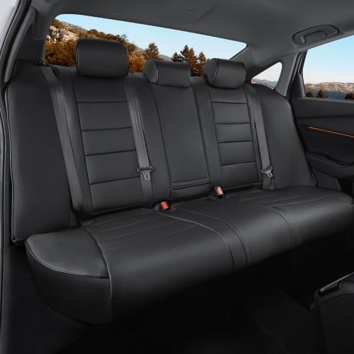 Ranaya Custom Fit Seat Covers for Toyota Tacoma 2024–2026 (Double Cab Only) SR, SR5, TRD Sport, TRD Off-Road, Limited (Gas Only), Full Set Front & Rear, Premium Waterproof Leatherette, Black