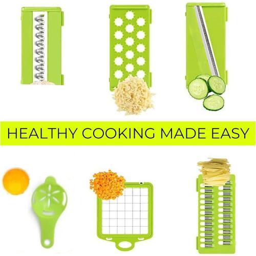 Vegetable Chopper, Spiralizer, Slicer, Food Chopper, Onion Chopper, Kitchen Gadgets Household Kitchen Gadgets Vegetable Cutter Silk Kitchen Gadgets - Home Essentials - Kitchen Accessories