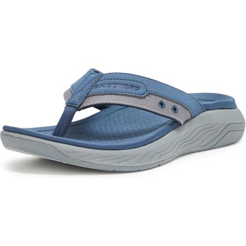 Size 11 Skechers Men's Silva-Falco Thong Sandal