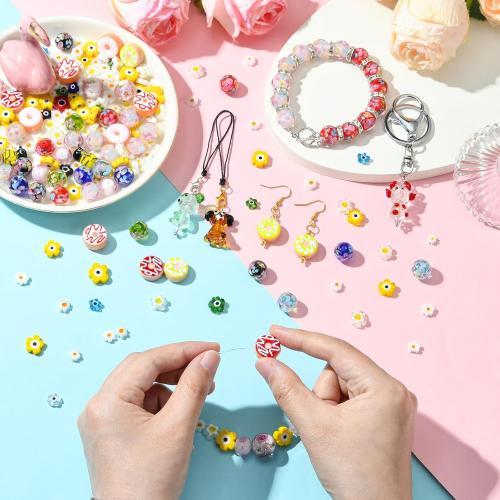 Ornaland 12 Pcs Dog Lampwork Glass Beads Cute Cartoon Animal Puppy Spacer Beads for DIY Bracelet Necklace Jewelry Making(Puppy)