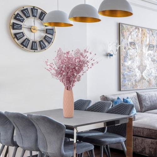 ROSELEAF 28 Pack Christmas Tree Picks and Sprays, Pink Christmas Ornaments Artificial Glitter Berry Flowers Stem Branches Ornaments for Christmas Tree Gift Small Vase Home Holiday Wedding Party