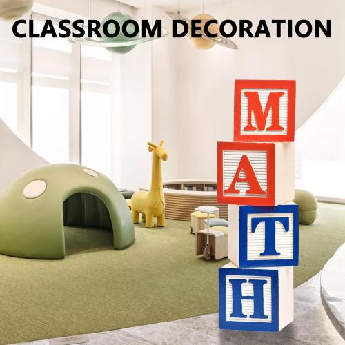 6 Inch 3D Golden Wooden Letters, Unfinished Wood Alphabet for Letter Board - Wall Decor - DIY - Painted - Educational - Home Wall Decoration (Letter T)