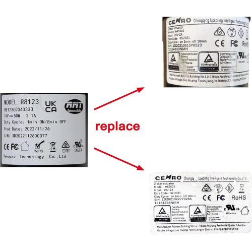 Power Recliner RMT Motor Model R8123 R812302040333 Actuator Kit Replacement for Electric Sofa Lift Chairs